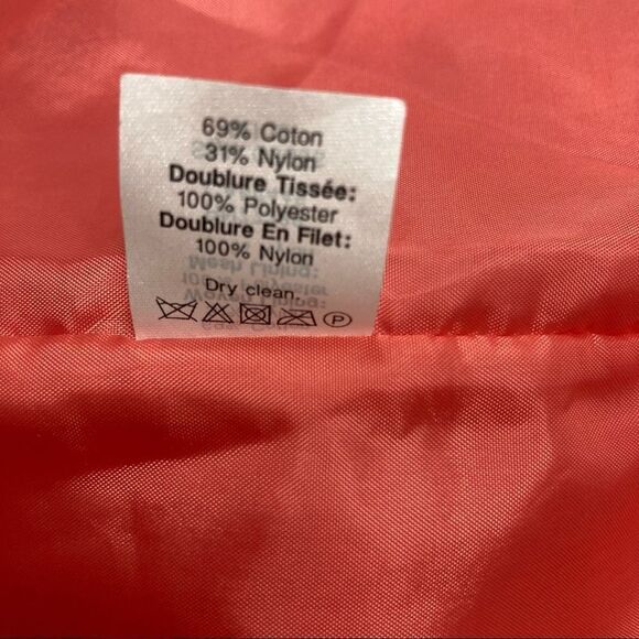 J.CREW Women’s Orange Lace Dress Size 6 Sleeveless Hidden Back Zipper Closure - Picture 7 of 13